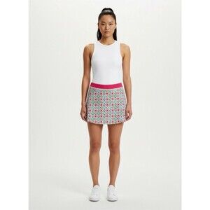 RLX RALPH LAUREN Golf Skort Pleated Back Tile Print RLX w/pockets XS  NEW $185
